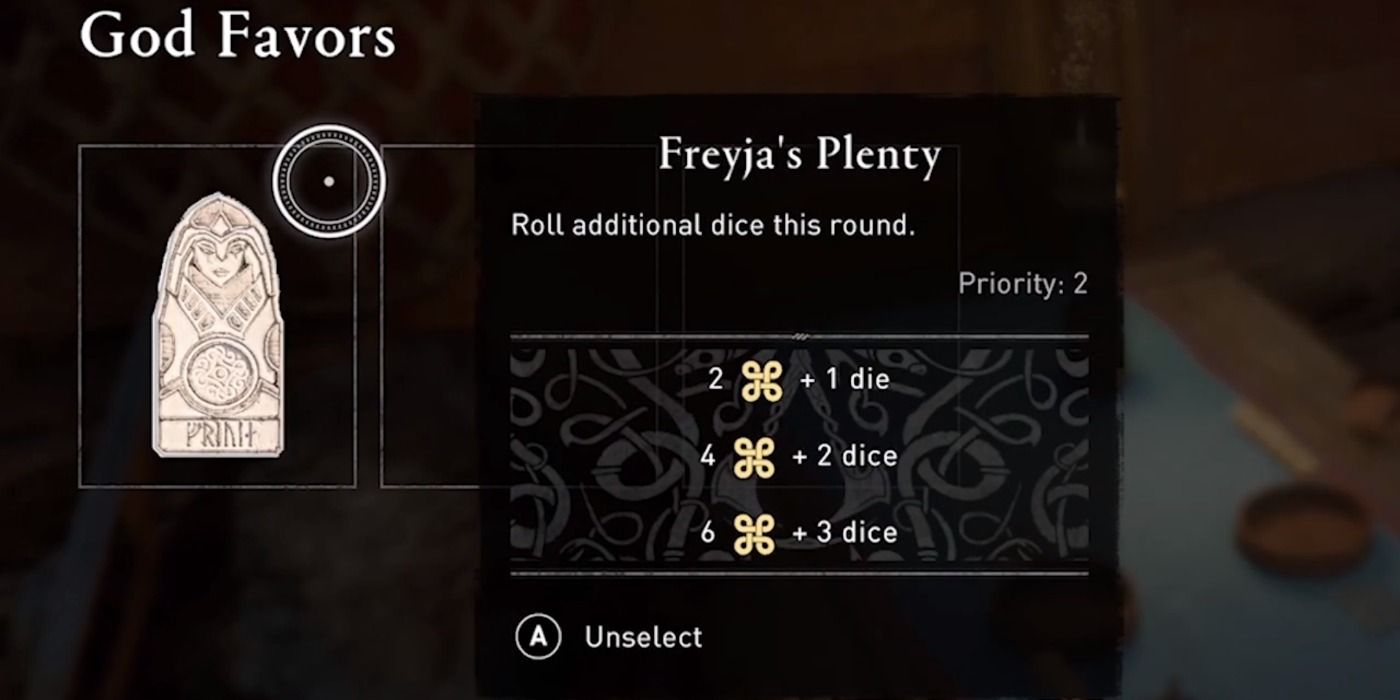 Freyja's Plenty in Orlog in Assassin's Creed Valhalla