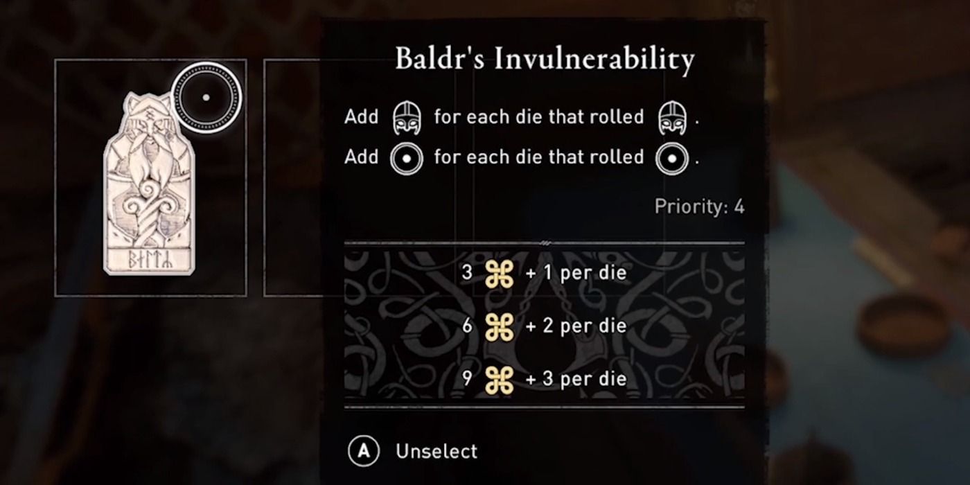 Baldr's Invulnerability in Orlog in Assassin's Creed Valhalla