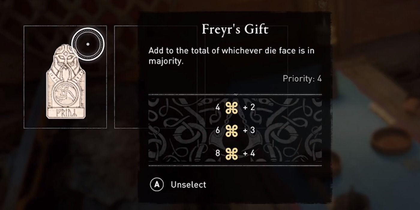 Freyr's Gift in Orlog in Assassin's Creed Valhalla