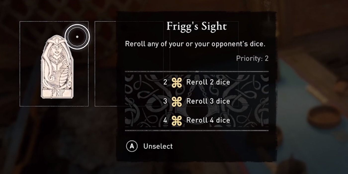 Frigg's Sight in Orlog in Assassin's Creed Valhalla