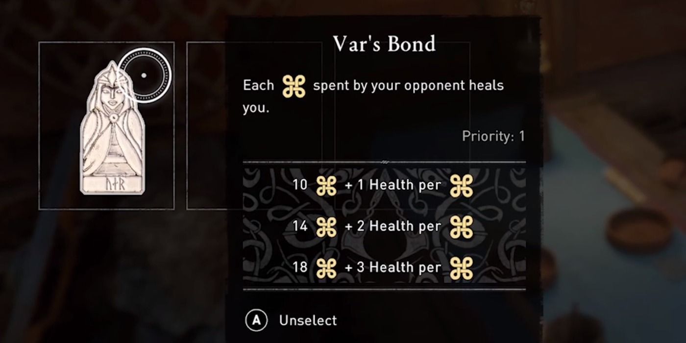Var's Bond in Orlog in Assassin's Creed Valhalla