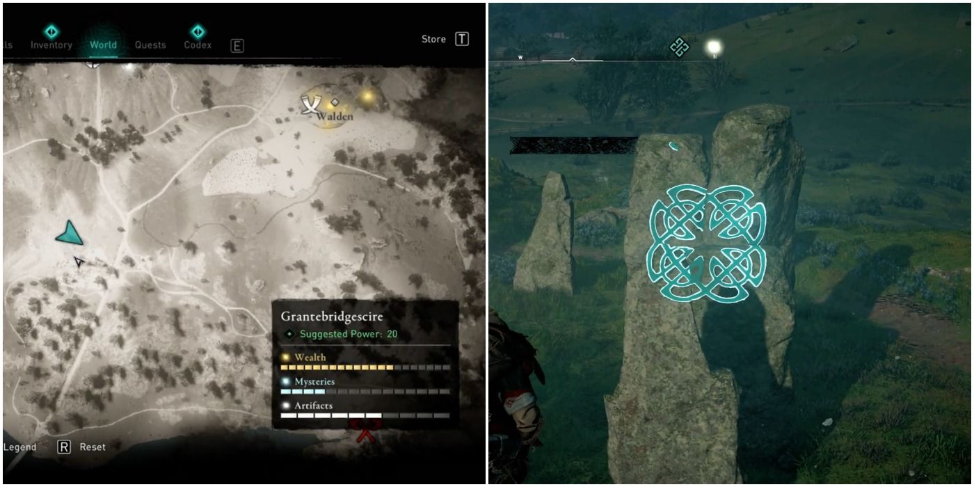 Grantebridgescire (Lord And Lady) standing stones in Assassin's Creed Valhalla