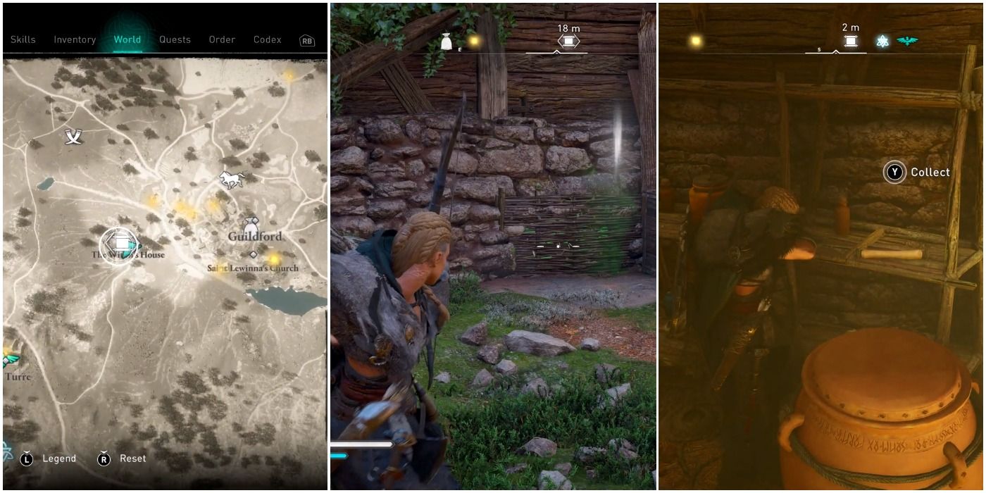 Suthsexe Witch's House treasure map in Assassin's Creed Valhalla