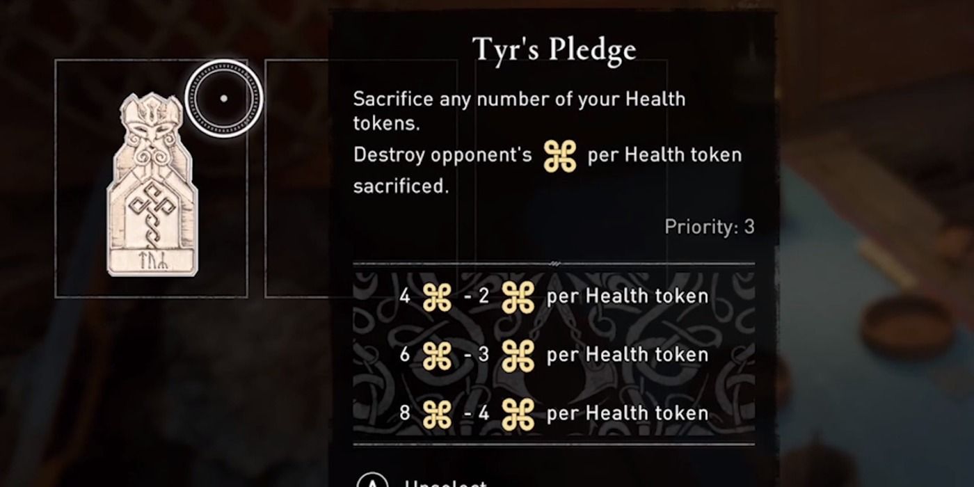 Tyr's Pledge in Orlog in Assassin's Creed Valhalla