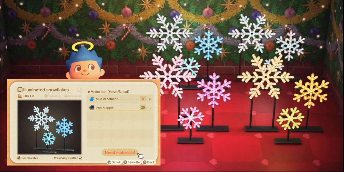 Animal Crossing: New Horizons festive Ornament DIY recipe guide - Polygon
