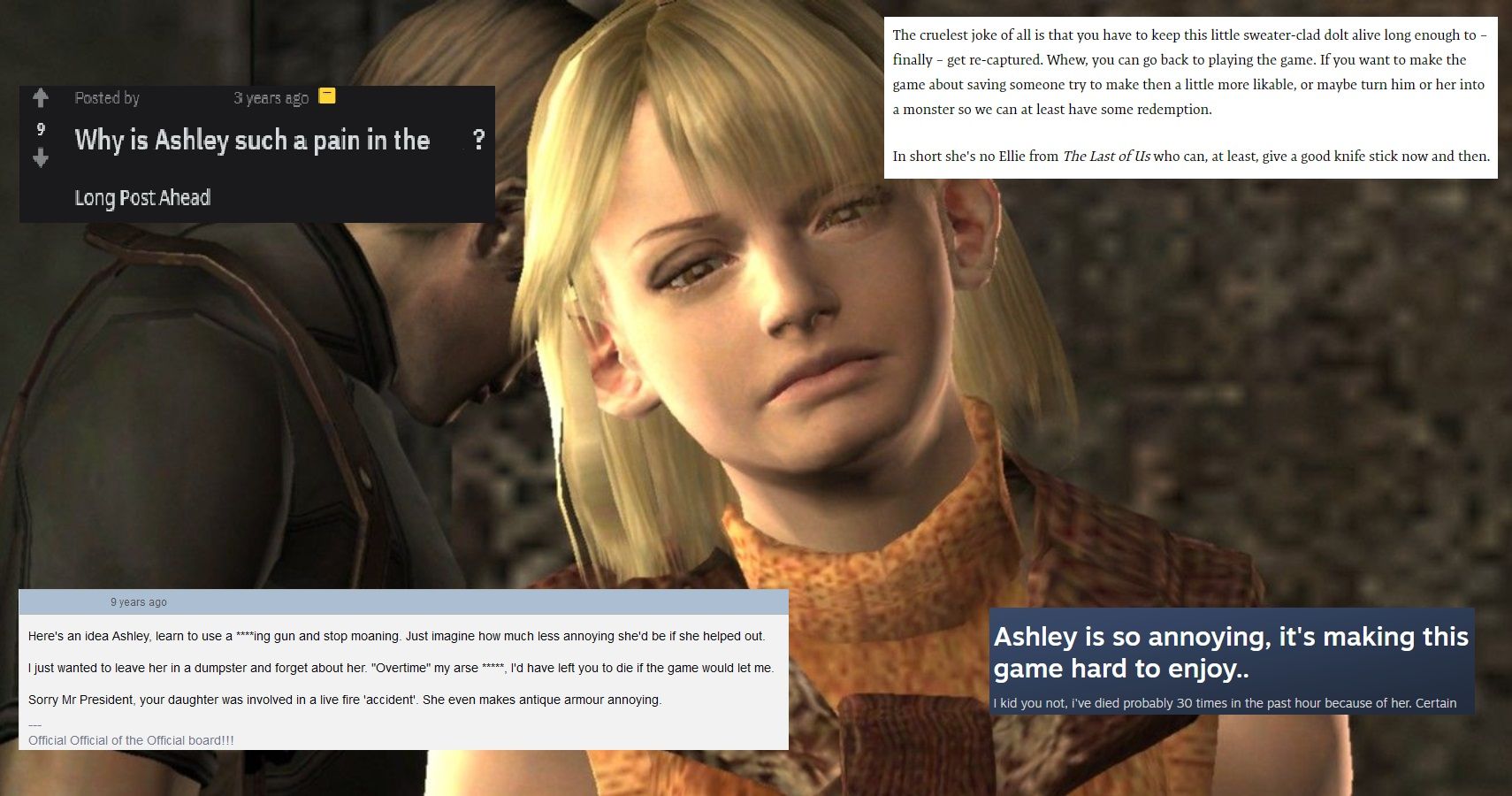 It's Been 16 Years Since Resident Evil 4 - Can We Stop Complaining About  Ashley?