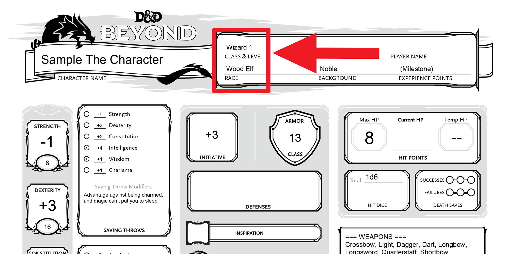 dungeons dragons how to fill out a dnd character sheet