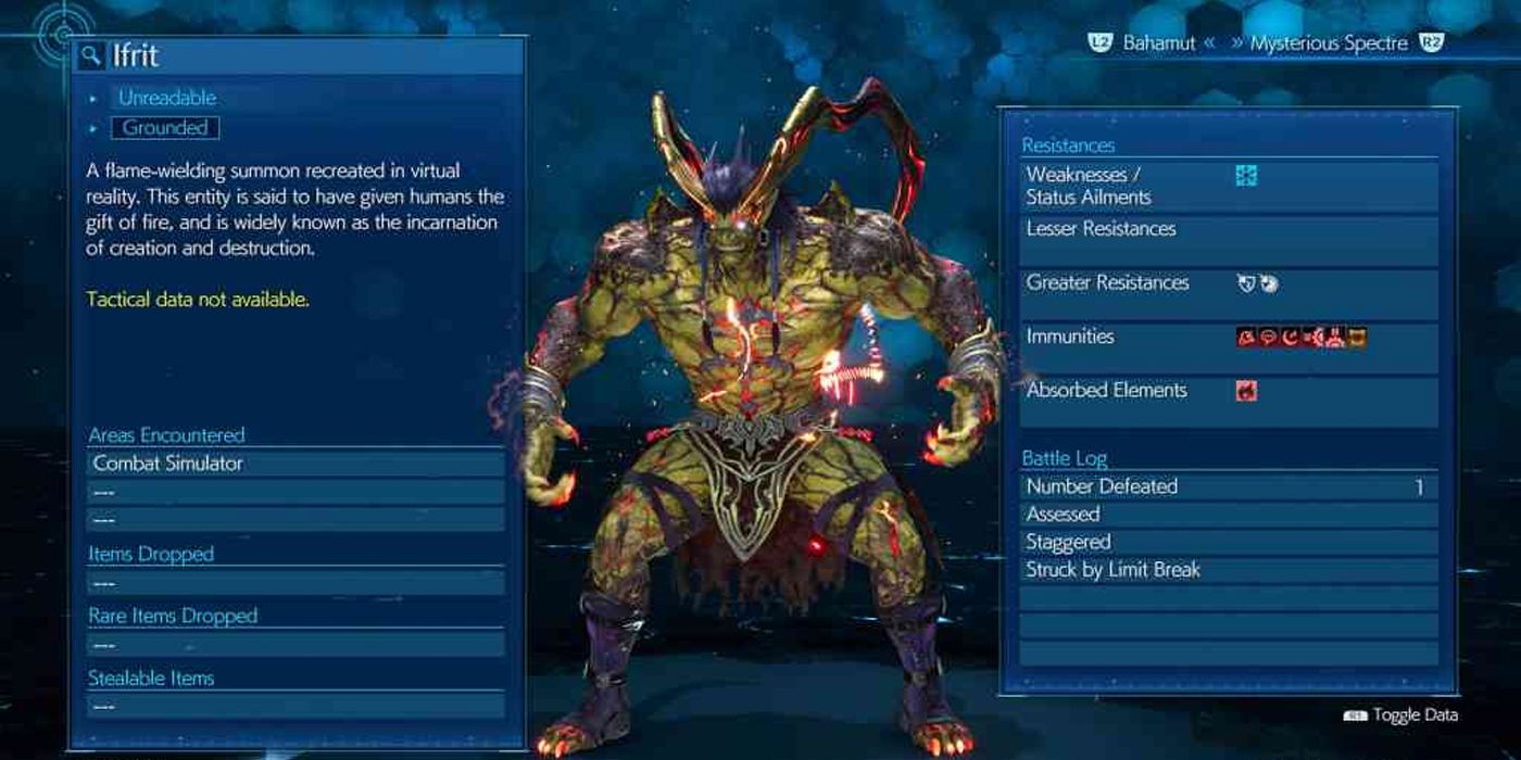 Ifrit in Final Fantasy VII Remake