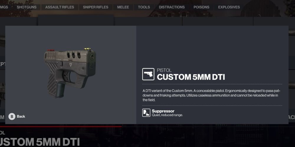 Hitman 3 Custom 5mm DTI In Game Description