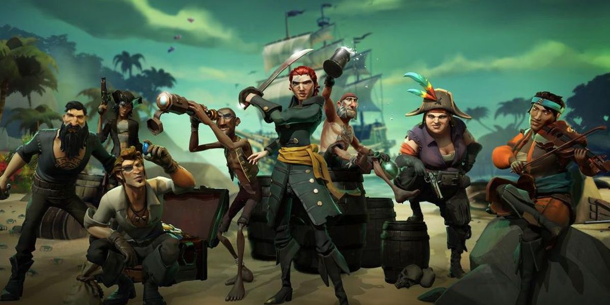 Pirates in Sea of Thieves