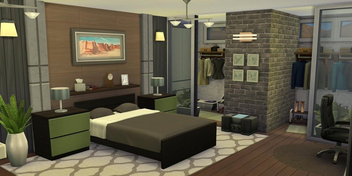 main bedroom bed sims 4