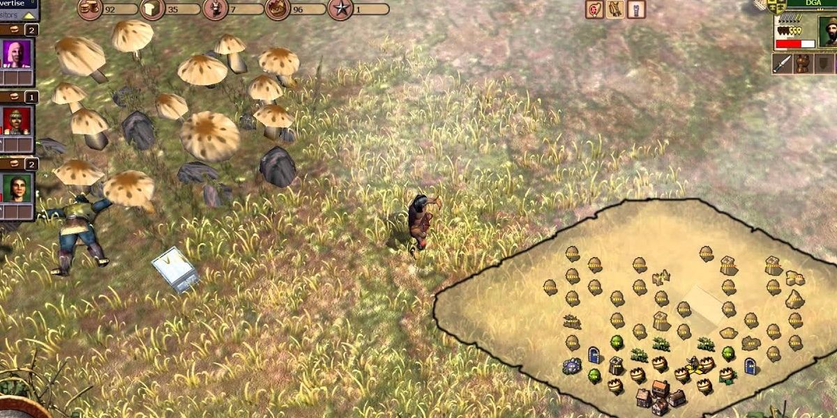 Hinterland character wandering in field screenshot