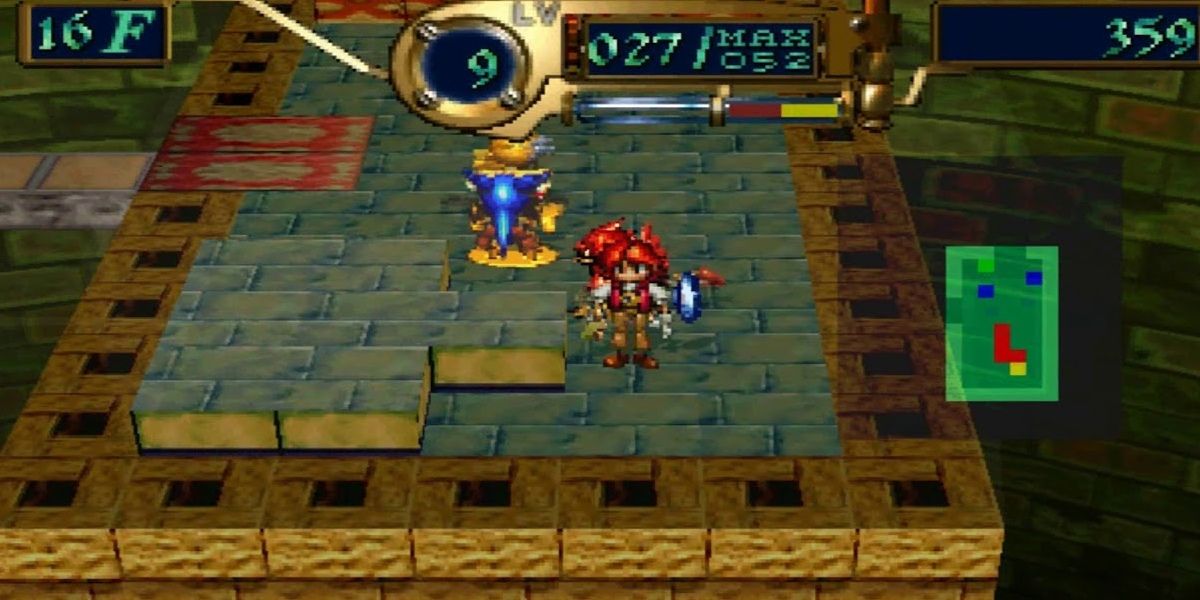 Azure Dreams screenshot character in dungeon