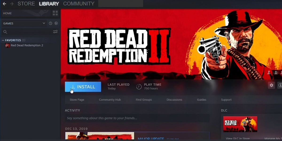 Steam account with Red Dead Redemption 2