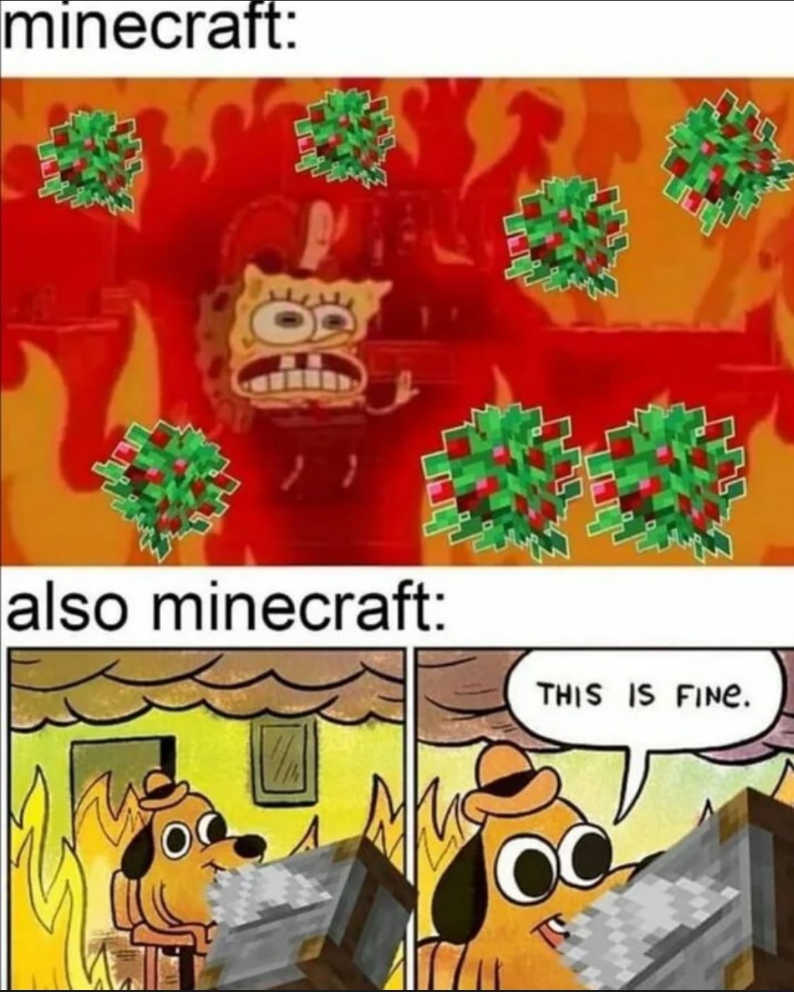minecraft logic meme