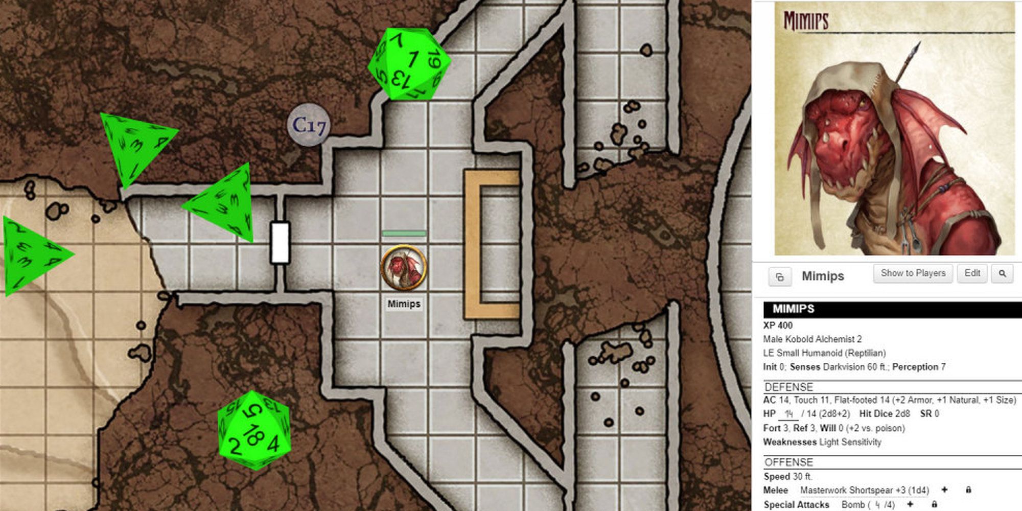 roll20 screenshot