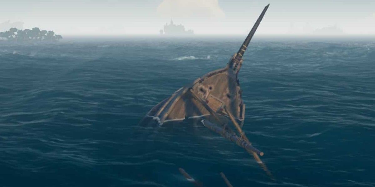 Shipwreck in Sea of Thieves