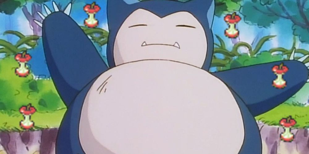 snorlax leftovers pokemon anime item