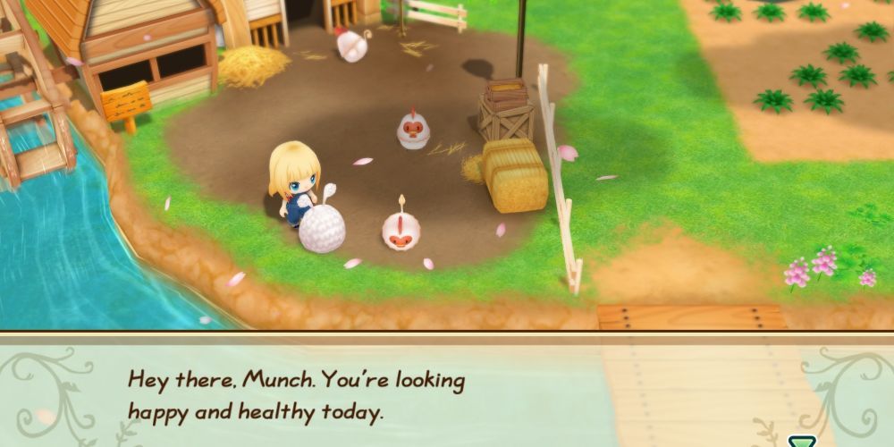 story of seasons: friends of mineral town gameplay screenshot