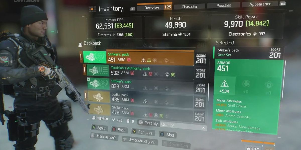 The Division 2 10 Pieces of Gear That Increase Your Skill Power