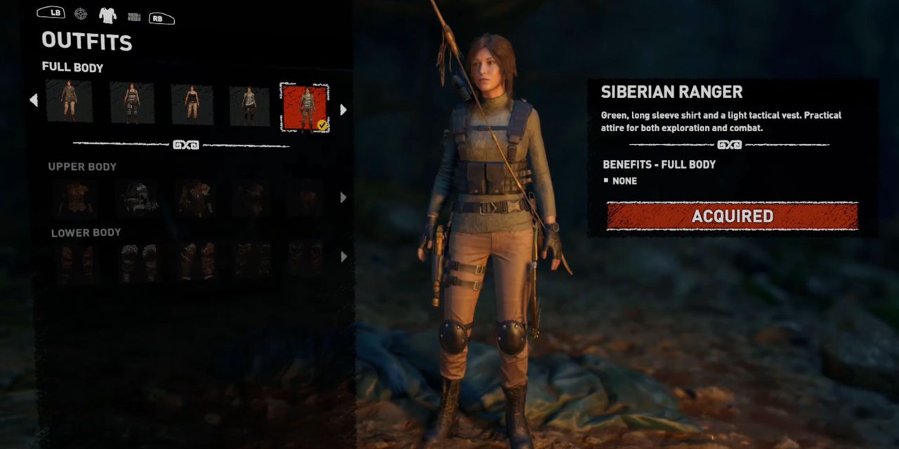 The Siberian Ranger outfit in Shadow of the Tomb Raider