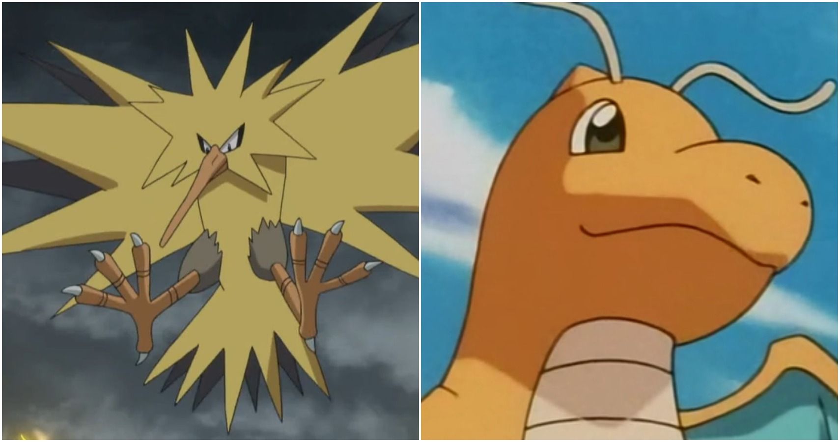 zapdos and dragonite