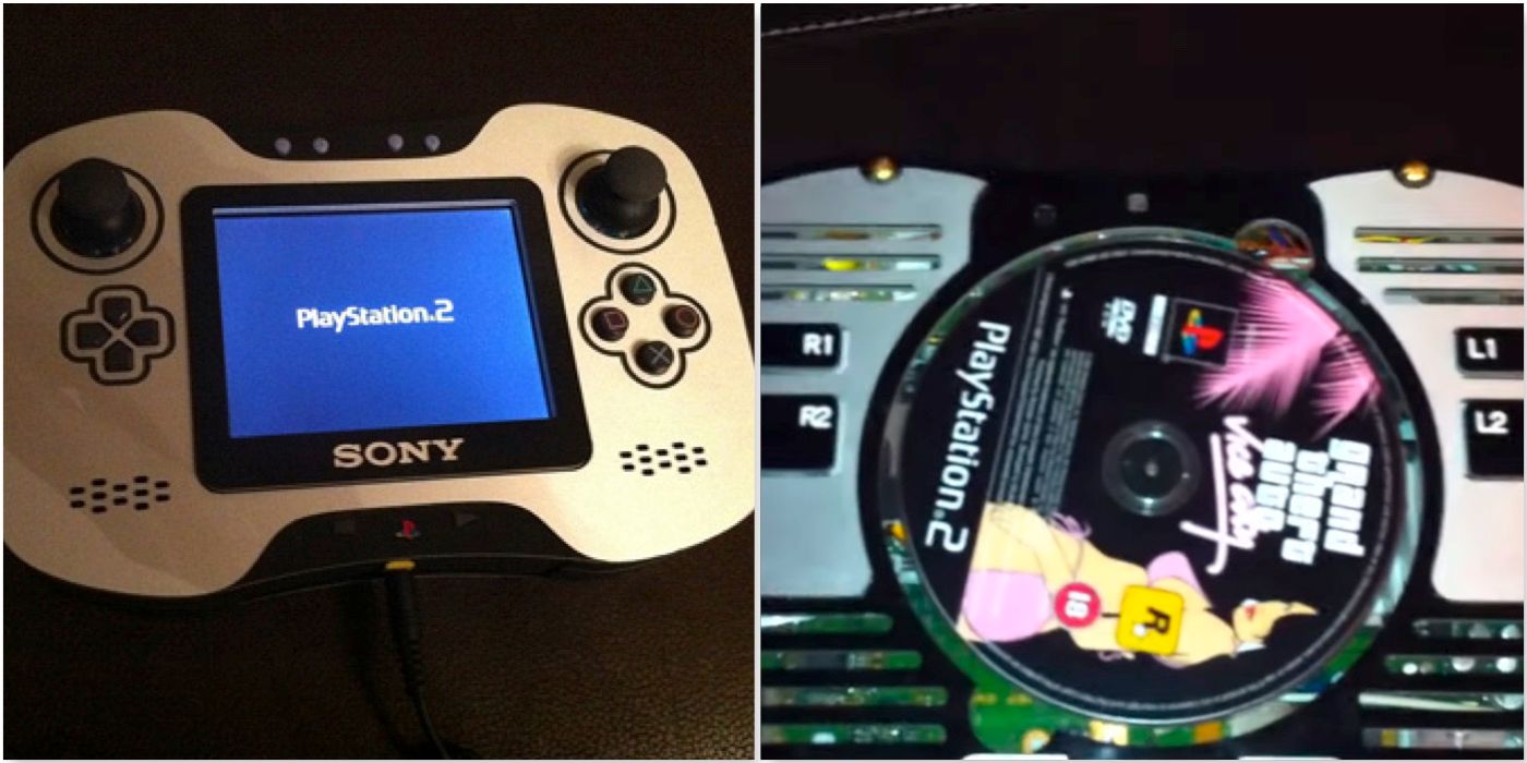 A fan made portable PS2