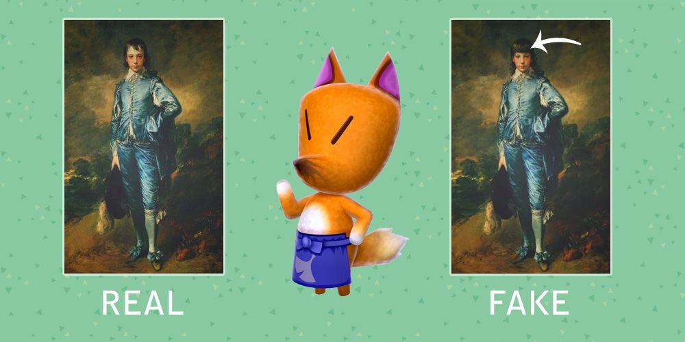 How To Tell Fake And Real Art Apart In Animal Crossing New Horizons   Animal Crossing New Horizons Basic Painting 