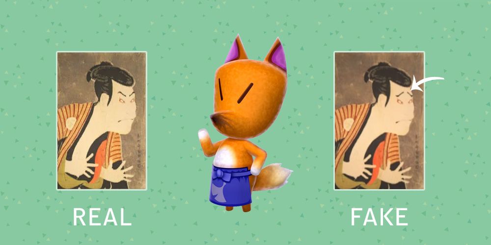 Animal Crossing New Horizons Scary Painting