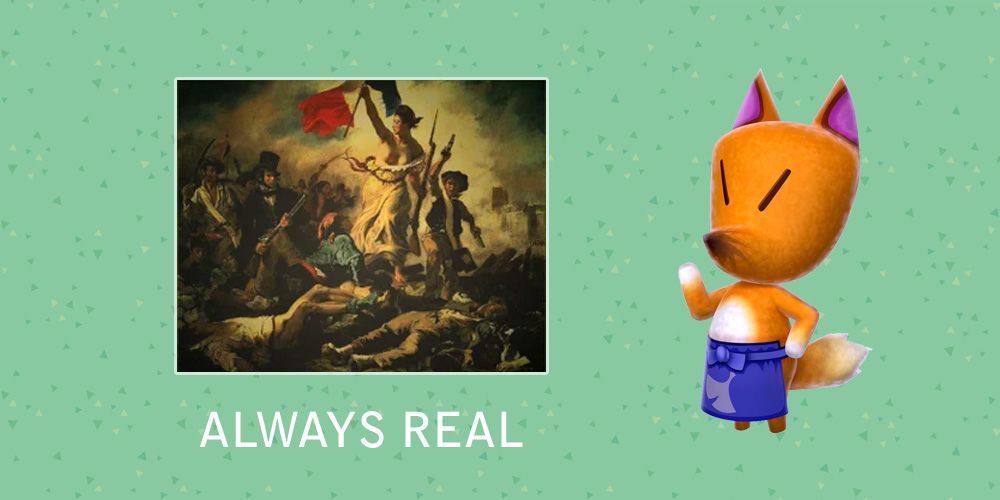 Animal Crossing New Horizons Worthy Painting