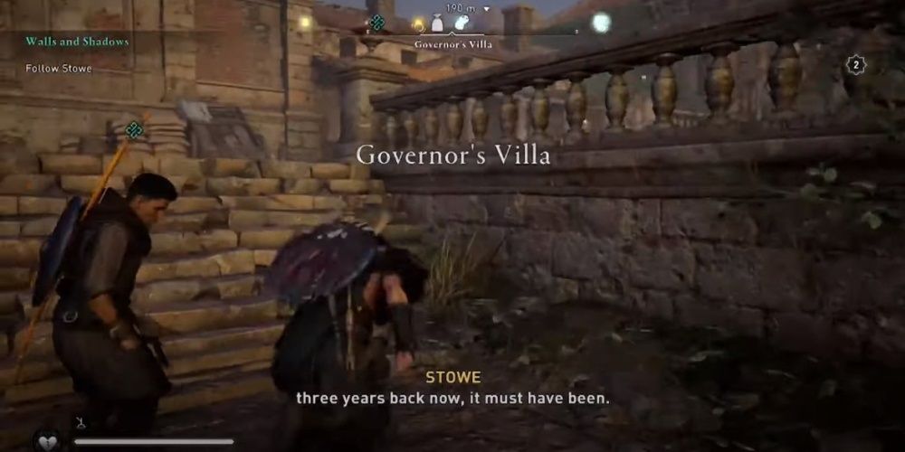 Assassins Creed Valhalla Arriving At The Governors Villa