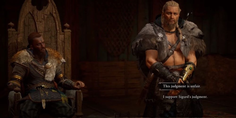 Assassin's Creed Valhalla Eivor's Feelings On Sigurd's Judgment