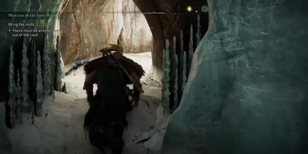 Assassin's Creed Valhalla Exiting The Root Cave In Jotunheim