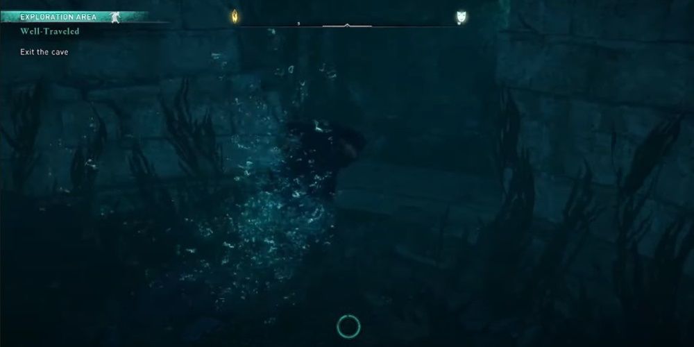 Assassin's Creed Valhalla Exiting Urdr Through The Underwater Hole