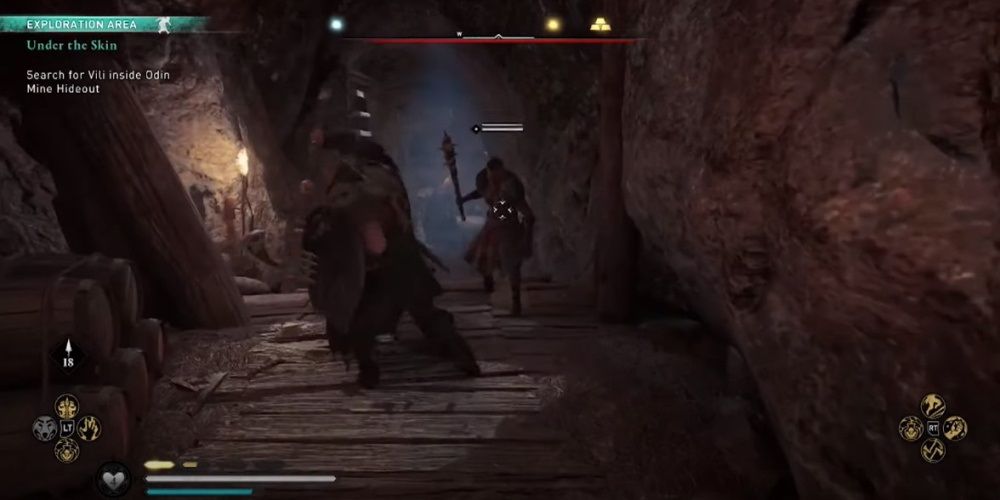 Assassin's Creed Valhalla Fighting The Picts In Front Of Vili