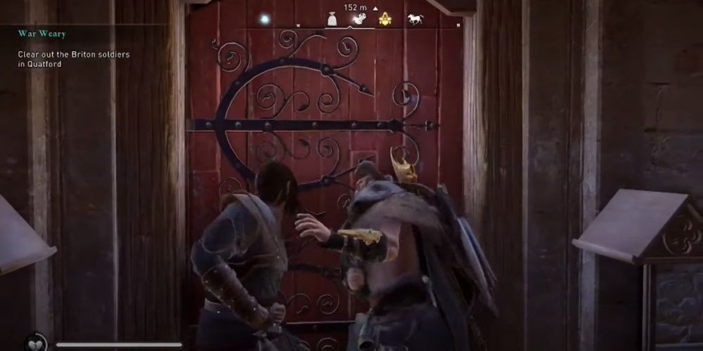Assassins Creed Valhalla Helping Ivarr Bash Down A Door