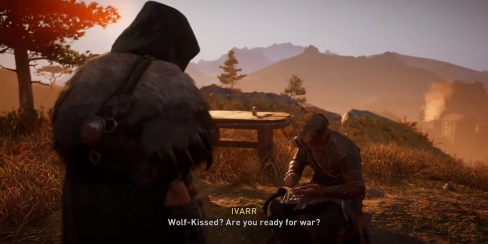 Assassins Creed Valhalla Ivarr Asking Eivor If It Is Time For War