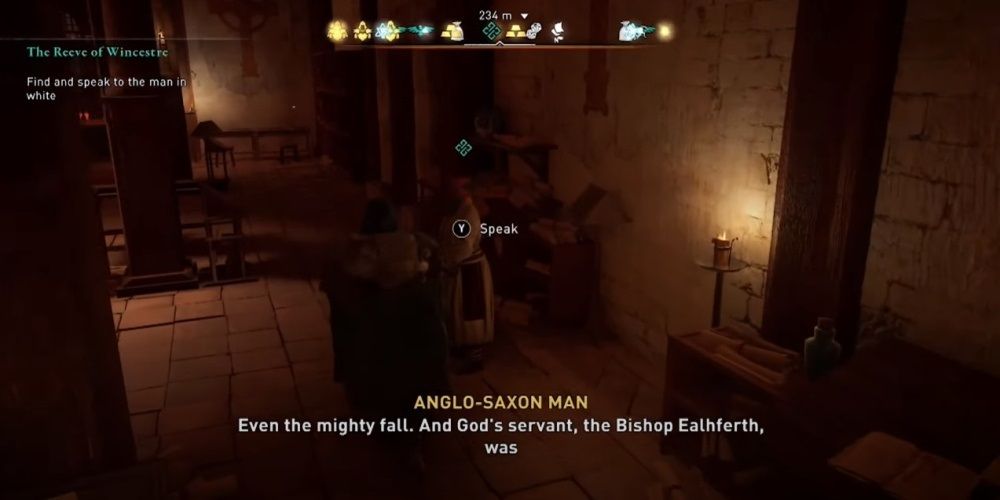 Assassin's Creed Valhalla Meeting The Bishop In Wincestre