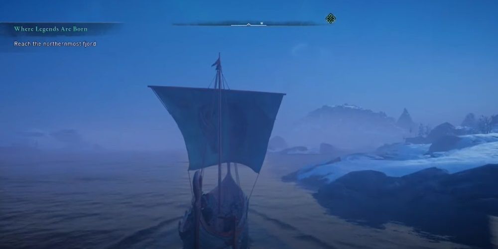Assassin's Creed Valhalla Sailing Toward The Northernmost Fjord