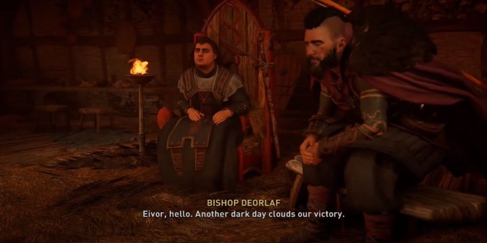 Assassins Creed Valhalla Talking To Deorlaf After Killing Ivarr