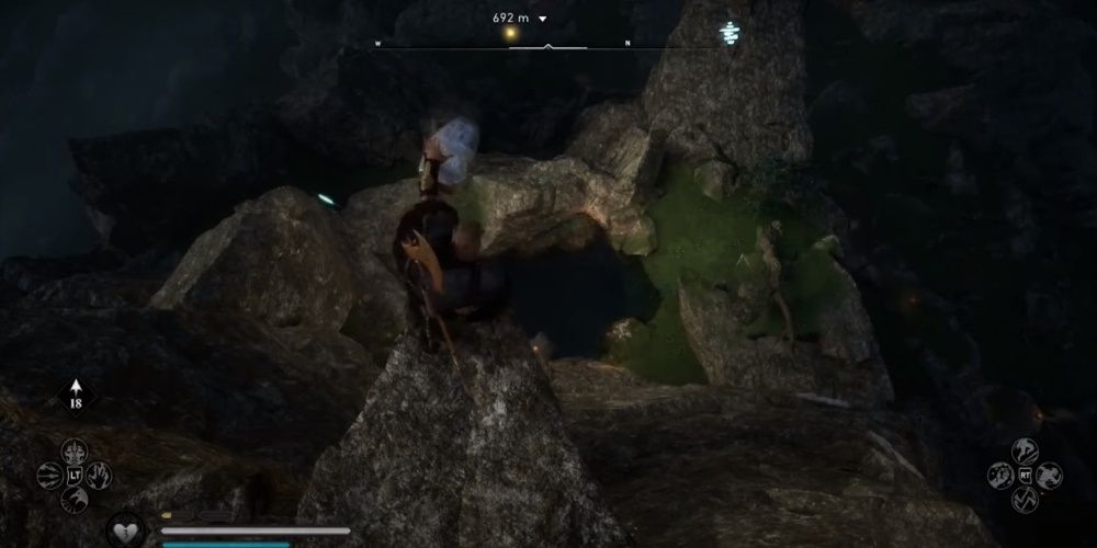 Assassin's Creed Valhalla Throwing The Burnt Seed Into Water