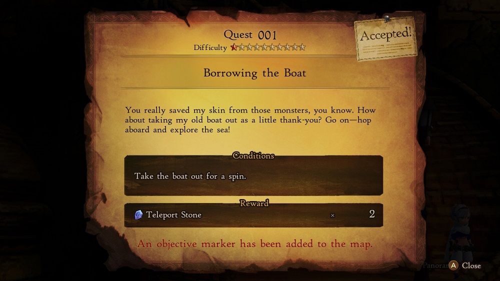 Bravely Default 2 Borrowing the Boat sidequest