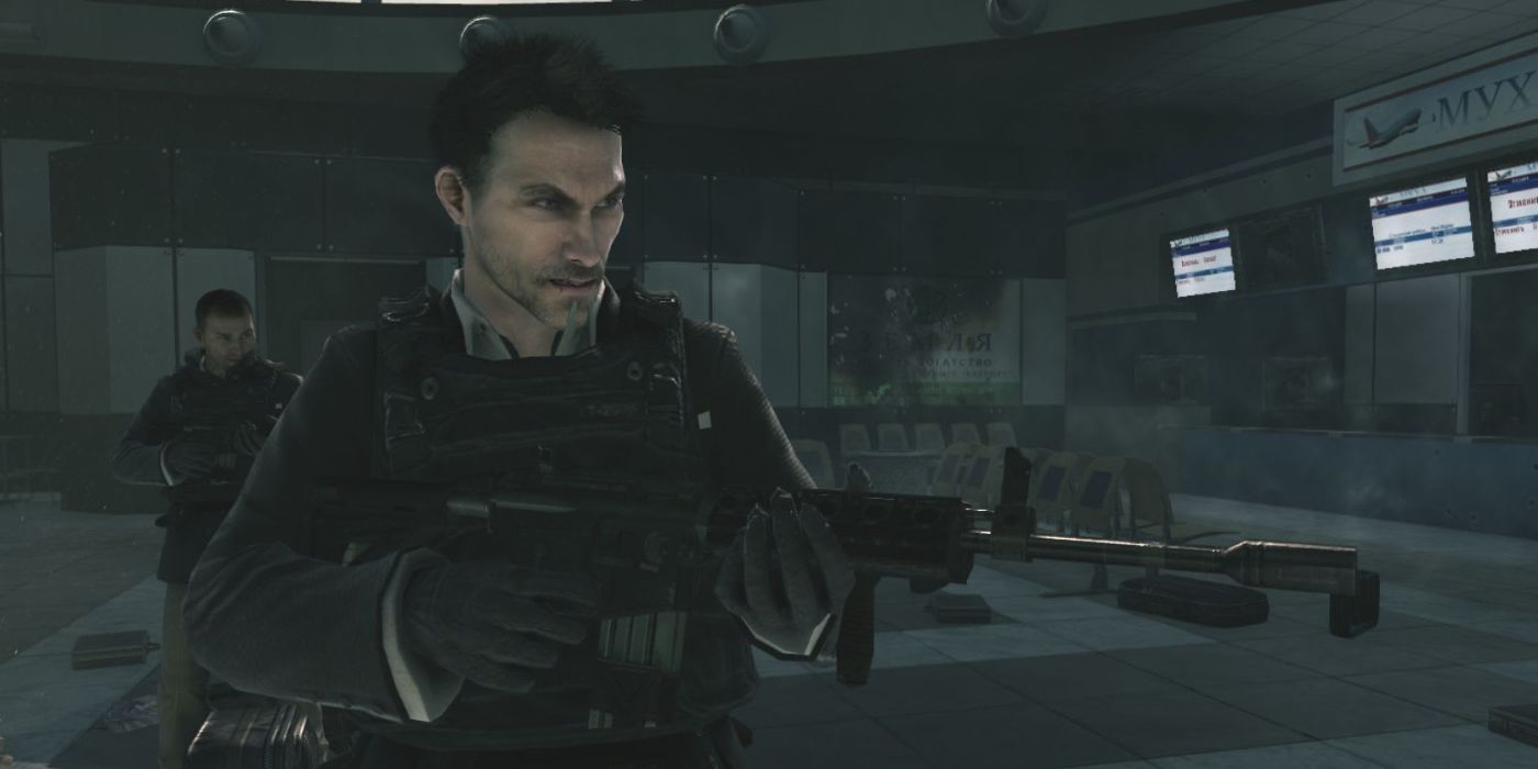 Makarov during the No Russian mission in Modern Warfare 2