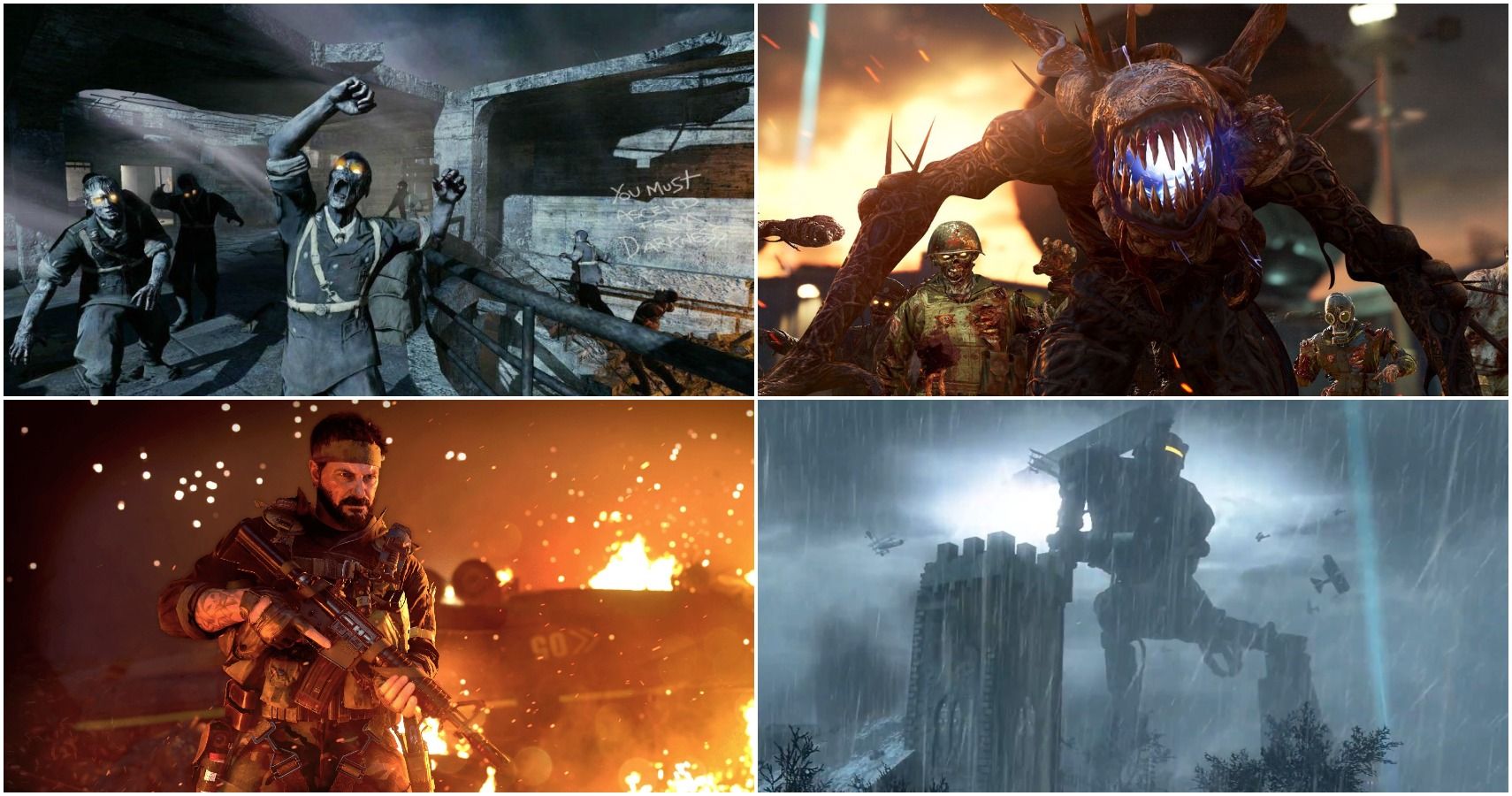 Call Of Duty Zombies The Hardest And Easiest Maps In The Series
