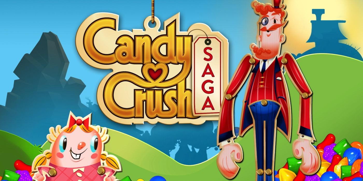 promotional art for Candy Crush Saga mobile game