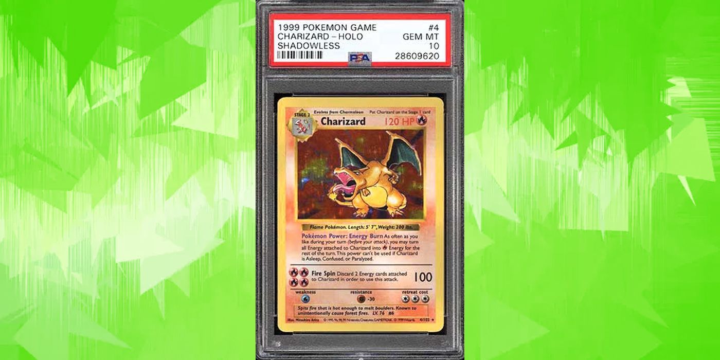 charizard pokemon trading card shadowless