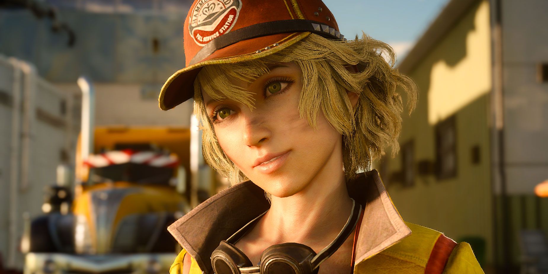 Close up of Cindy Aurum from FF15