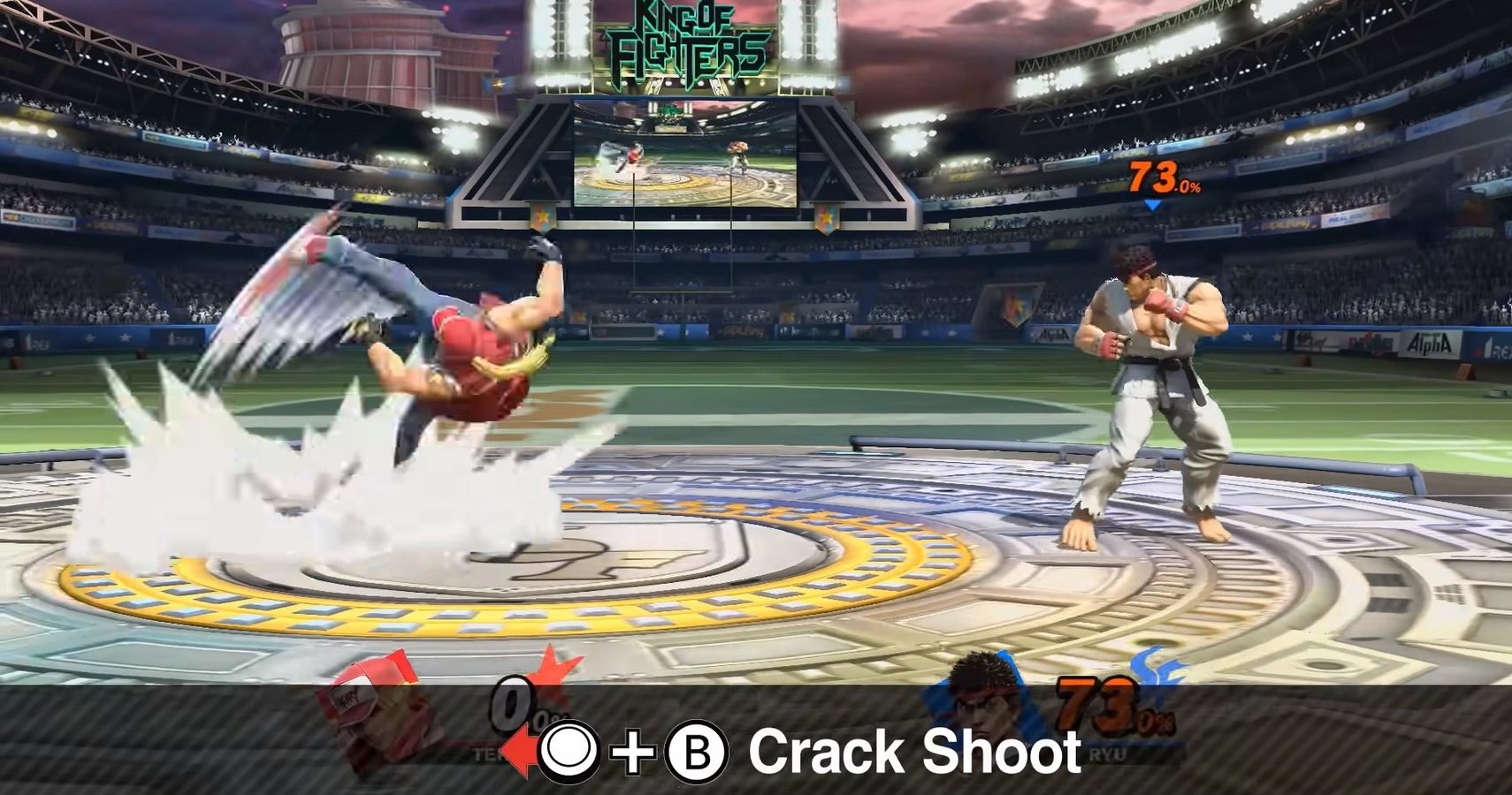 King of Fighters' Terry Bogard crack shoot Super Smash Bros. Ultimate