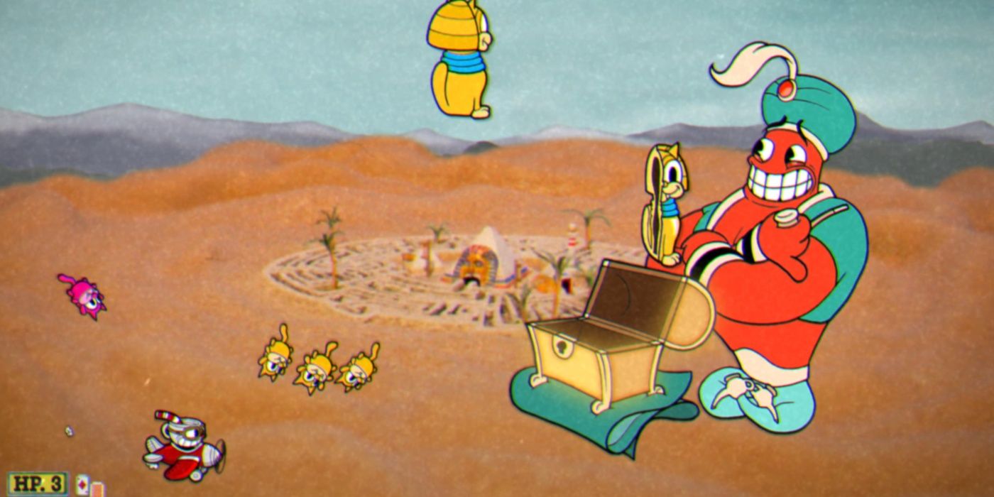 Cuphead Djimii Aeroplane Boss Guide