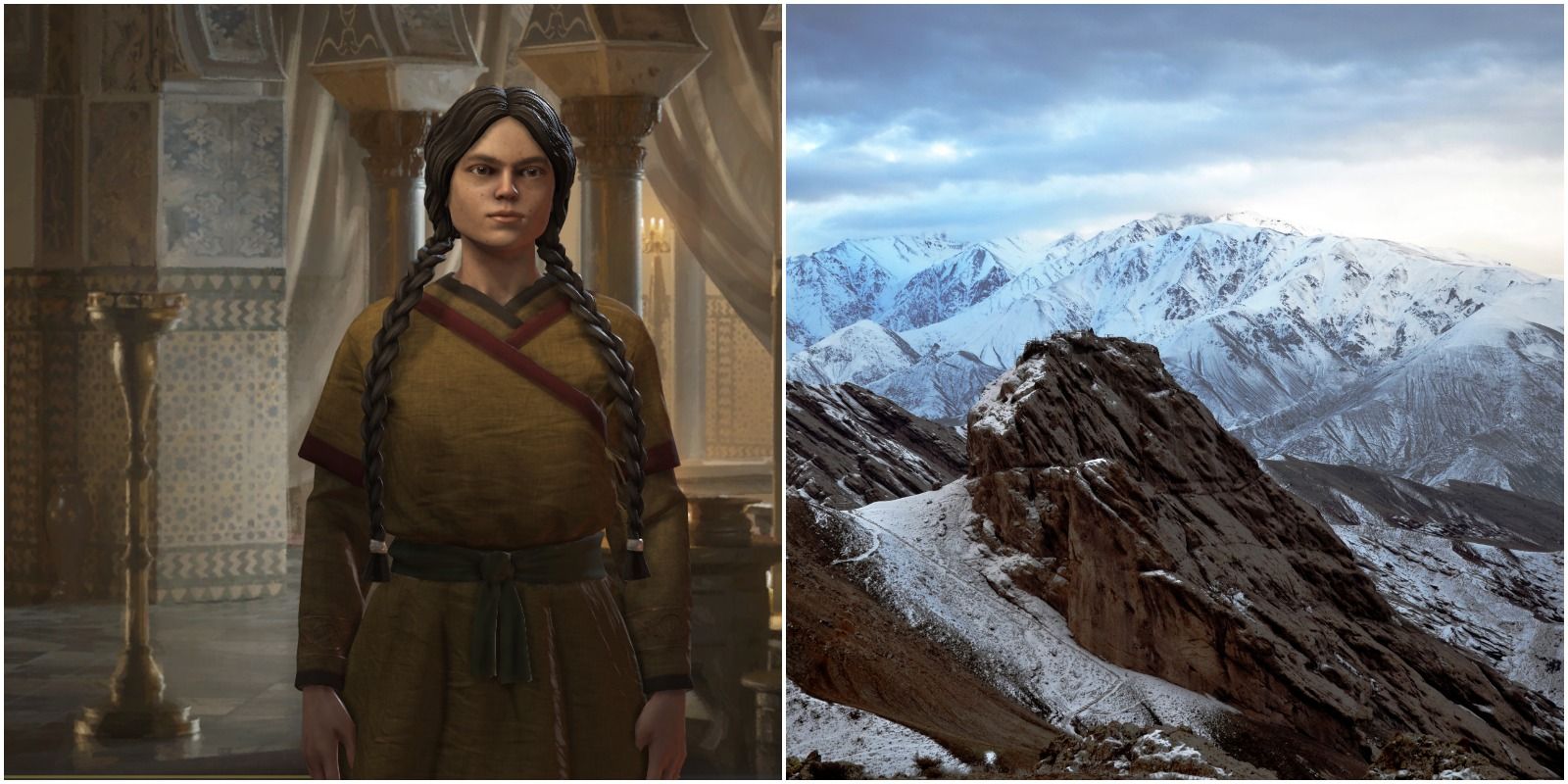 Daylamite Culture: Mountaintop Fortress and Woman in CK3